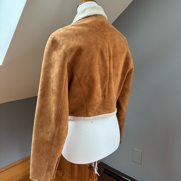 Real Suede Moto Jacket AS IS - Picture 4 of 12